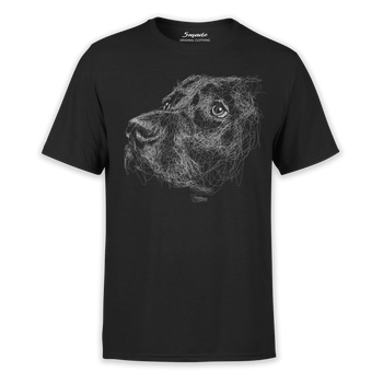 Koszulka szkice pies labrador