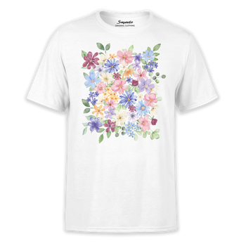 Koszulka z nadrukiem polne kwiaty