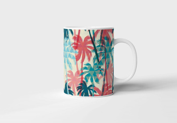 Kubek ceramiczny palmy
