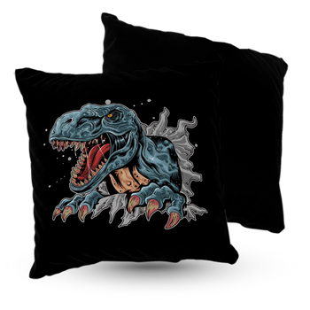 Poduszka welur tyranozaur 40x40 cm