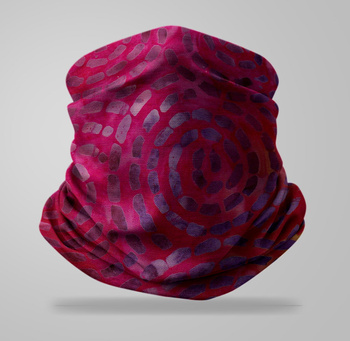 Komin wielofunkcyjny bezszwowy wzór batik