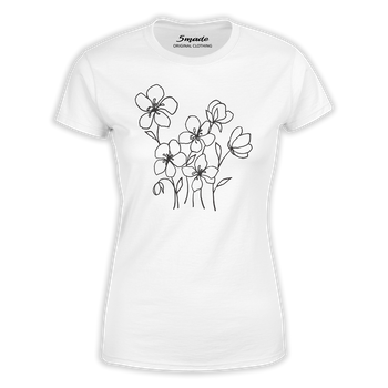 Koszulka damska polne kwiaty