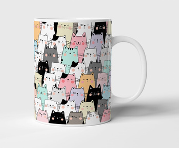 Kubek ceramiczny koty