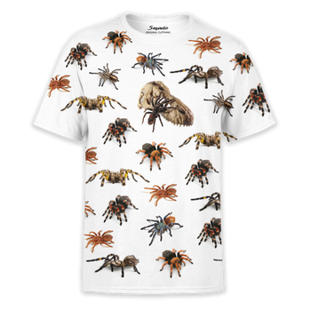 Koszulka dziecięca full print pająki