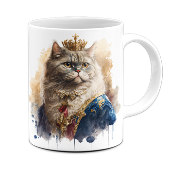 Kubek ceramiczny kot arystokrata