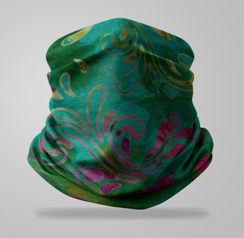 Komin wielofunkcyjny bezszwowy wzór batik