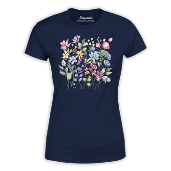 Koszulka damska polne kwiaty