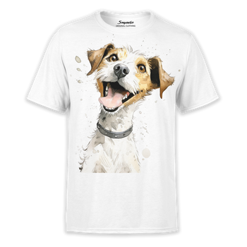 Koszulka wesoły pies Jack russell terrier