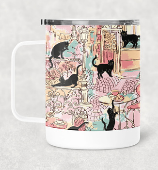 Kubek termiczny 300 ml kocia kawiarnia