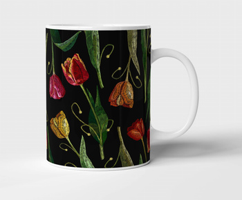 Kubek ceramiczny tulipany