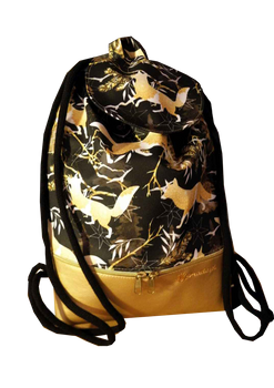 Plecak - worek z klapką lisy mandala