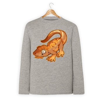 Koszulka dziecięca długi rękaw gekon orzęsiony