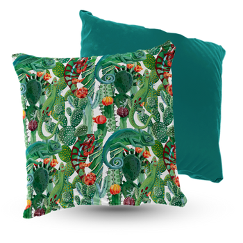 Poduszka welur kameleony 40x40 cm