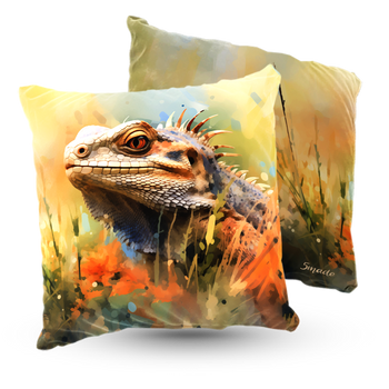 Poduszka welur agama brodata 40x40 cm