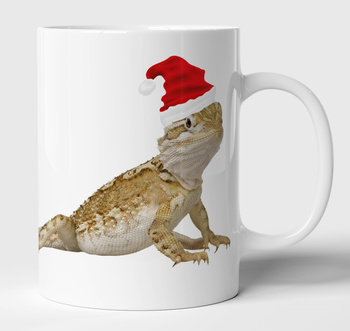 Kubek ceramiczny agama brodata święta