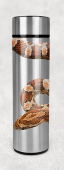 Termos ze stali nierdzewnej srebrny 500 ml wąż