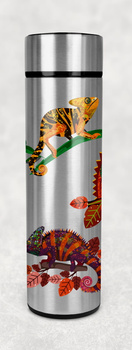 Termos ze stali nierdzewnej srebrny 500 ml kameleony