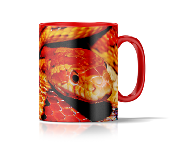 Kubek ceramiczny wąż zbożowy