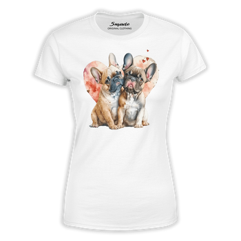 Koszulka zakochane buldogi