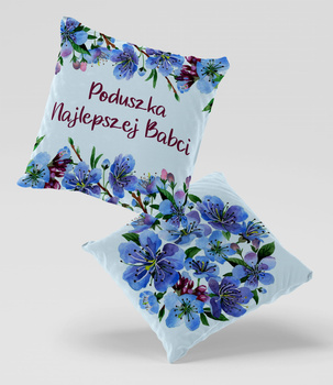Poduszka welur dla Babci 40x40 cm