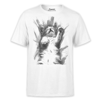 Koszulka dziecięca śpiący kociak