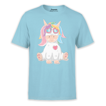 Koszulka dziecięca tęczowa krówka