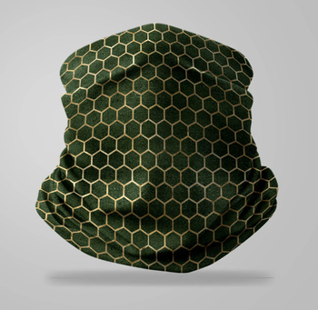 Komin wielofunkcyjny bezszwowy plaster miodu