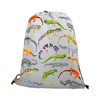 Worko-plecak jaszczurki szary