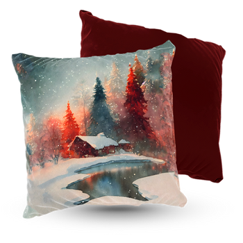 Poduszka zimowa noc 40x40 cm