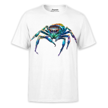 Koszulka z nadrukiem kolorowy pająk Skakun