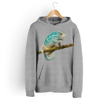 Bluza damska z kapturem kameleon