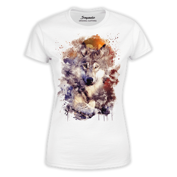 Koszulka damska wilk