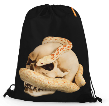 Worko-plecak wąż zbożowy i czaszka