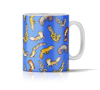 Kubek ceramiczny gekony