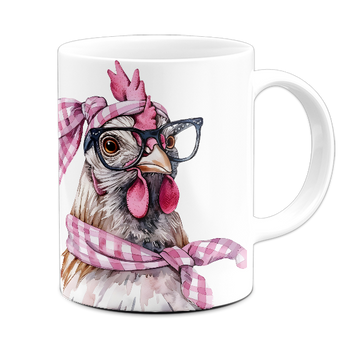 Kubek ceramiczny stylowe kury