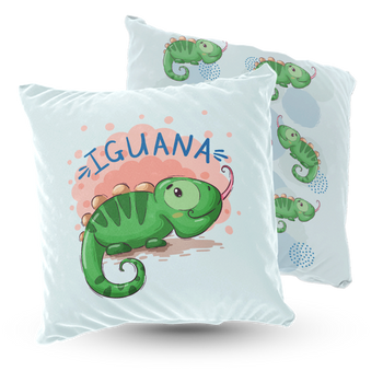 Poduszka welur Iguana 40x40 cm