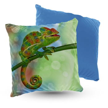 Poduszka welur kameleon 40x40 cm