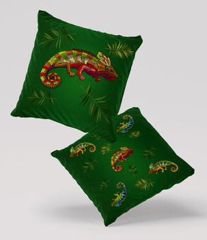 Poduszka welur kameleony 40x40 cm