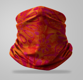 Komin wielofunkcyjny bezszwowy wzór batik