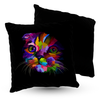 Poduszka welur kot 40x40 cm