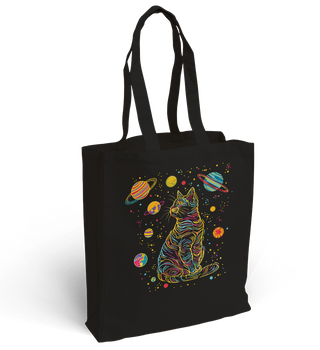 Torba bawełniana z nadrukiem koci wszechświat