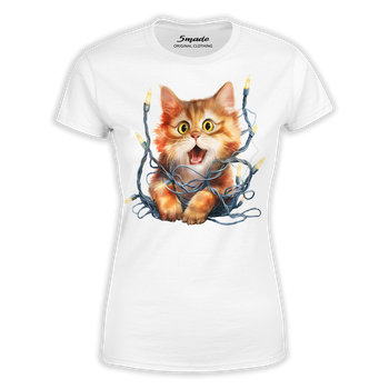 Koszulka kot świąteczny pomocnik