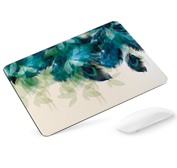Podkładka pod mysz Pióra niebieskie
