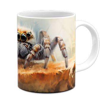 Kubek ceramiczny pająk skakun