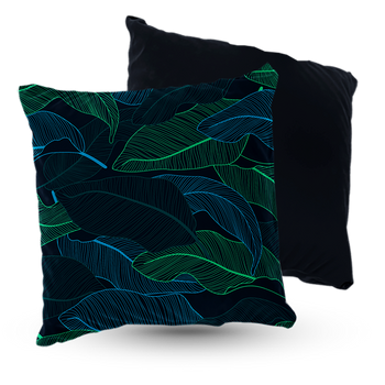 Poduszka welur liście bananowca 40x40 cm