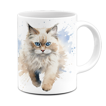 Kubek ceramiczny kot rasy Ragdoll