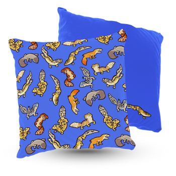 Poduszka welur gang gekonów 40x40 cm