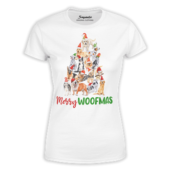 Koszulka psia choinka