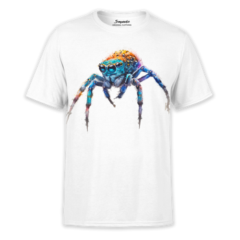 Koszulka z nadrukiem kolorowy pająk Skakun