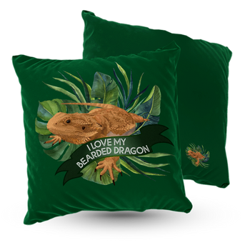 Poduszka welur agama brodata 40x40 cm